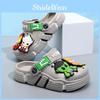 Clogs Character Summer For Boys Grey White Black Color Options Breathable Design Eva