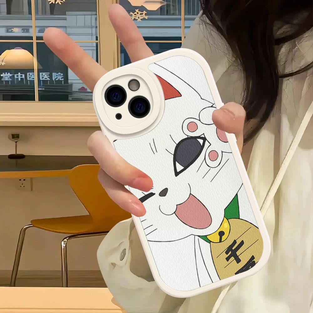 ANIME D-Dandadan T-turbo Baba Handyhülle Für IPhone 16 15 14 13 12 11 Pro Max Plus Stoßfeste Lederabdeckung