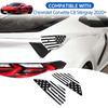 Rear Wing Side American Flag Decals Compatible with Chevrolet Corvette C8 2020-2026, Spoiler Side Panel Sticker, American Flag Rear Wing Decal