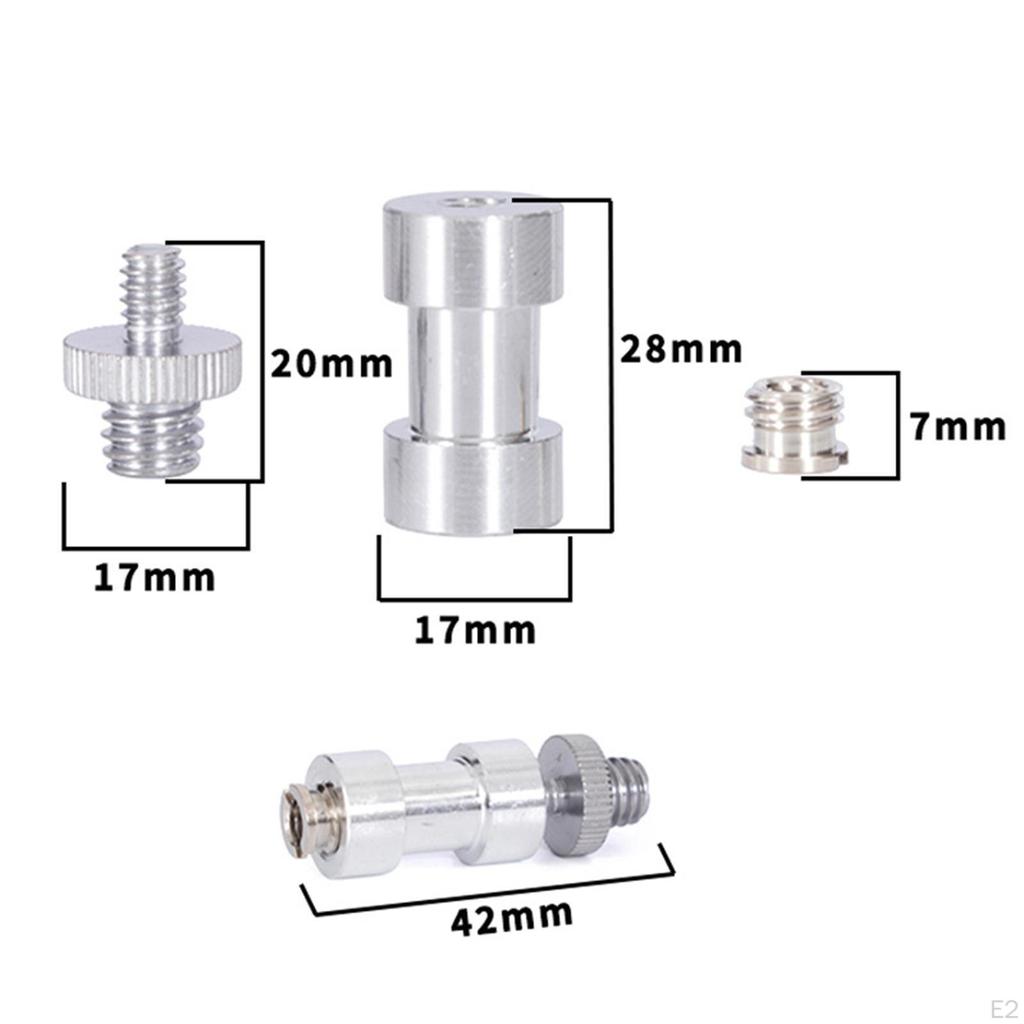 1/4 Zoll auf 3/8 Gewindeadapter für die Schraubmontage, Kameraschraube, Metallstativ