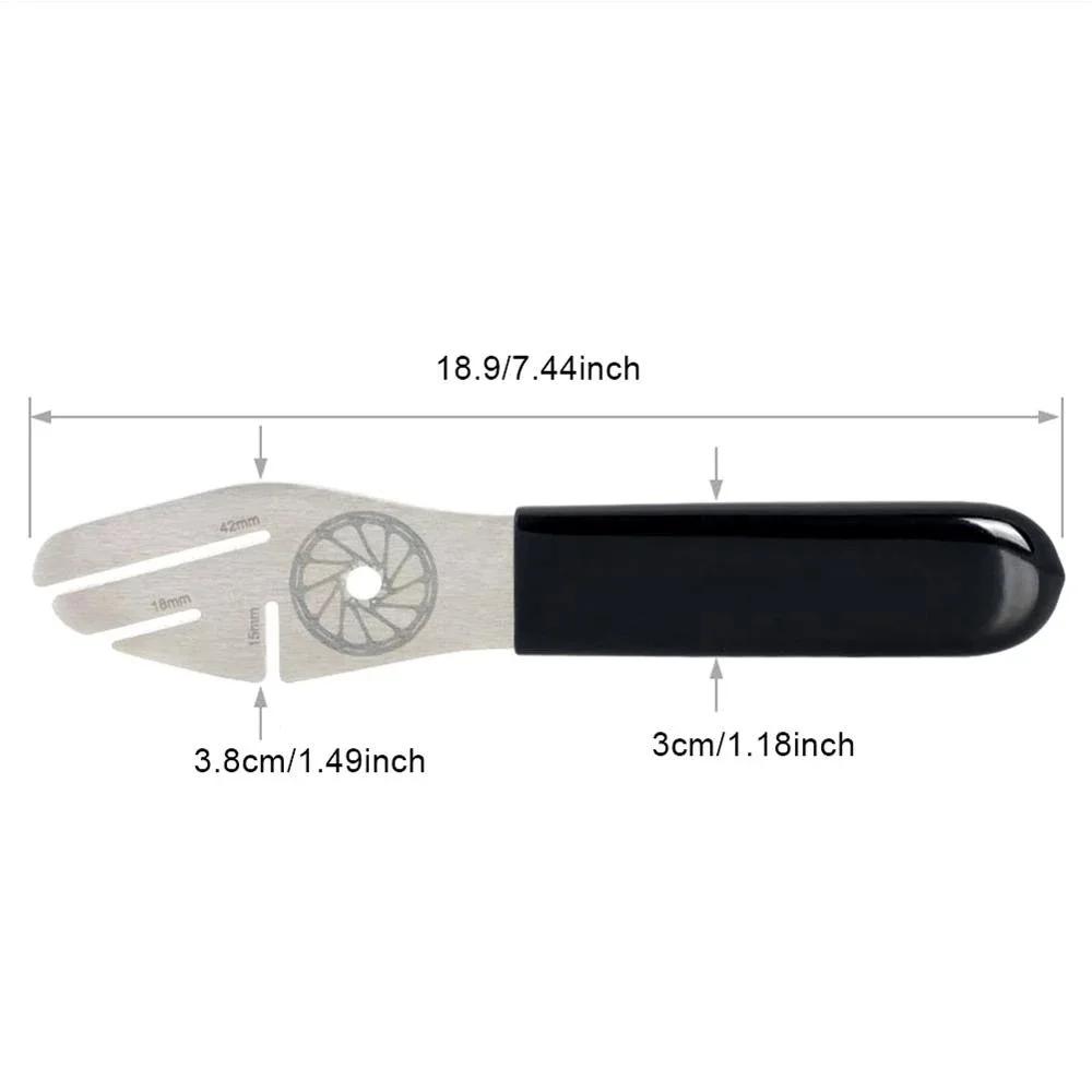 Bicycle Tool Disc Brake Rotor Alignment Truing Tools MTB Flattening Correction Wrench Stainless Steel Bike Repair Tool