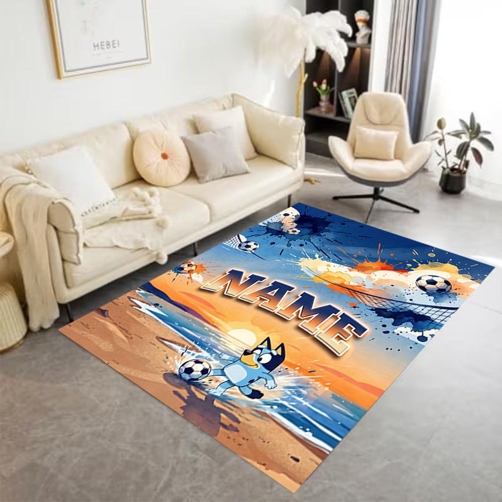 Halloween Costume Party Customize Your Name Carpet Suitable for Foyer Playrooms Kitchen Entryway Anti-slip Rug Decorate Offices Gift for Festivals