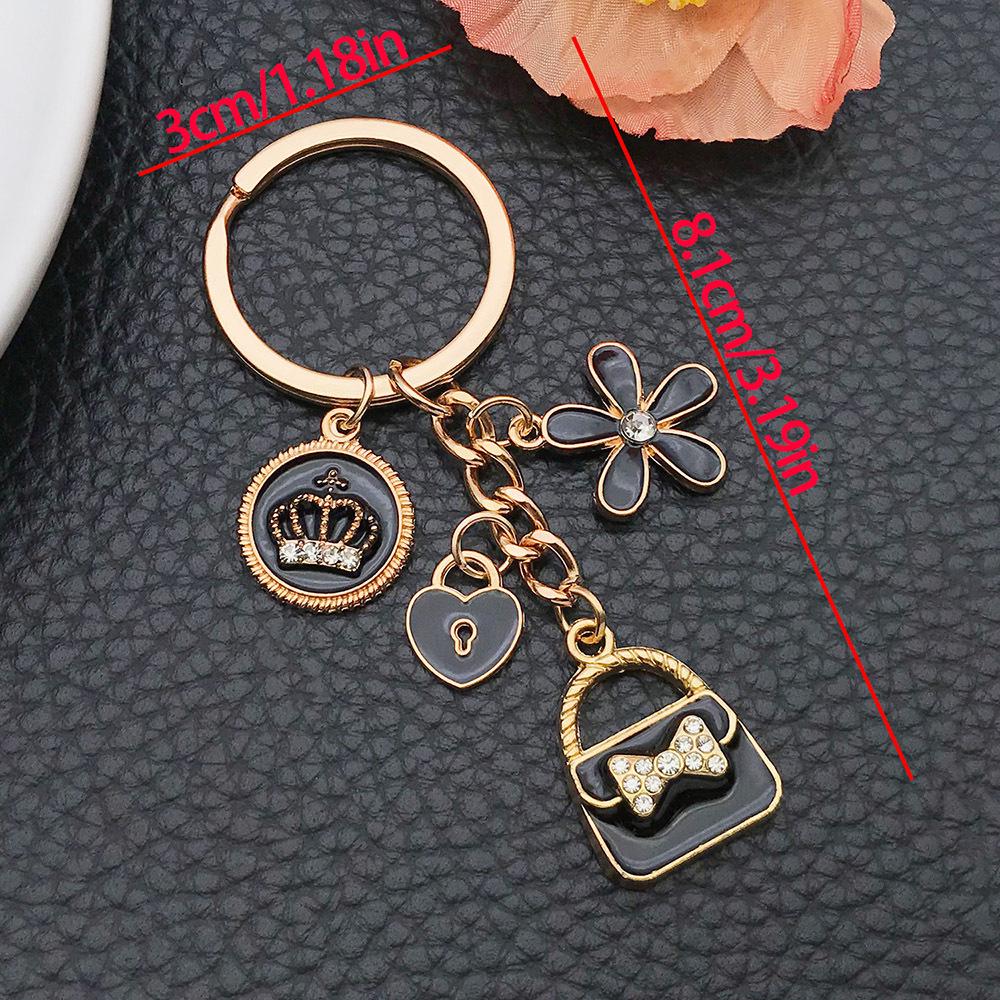 Rose Gold Lipstick Keychain: Small Fragrance Makeup Case & Backpack Pendant
