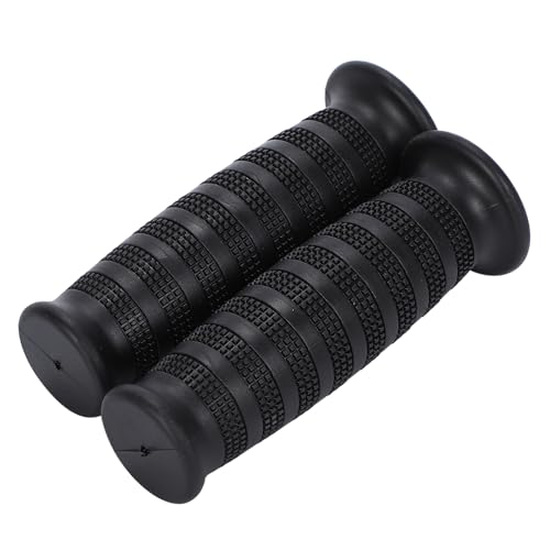 

nakira Мотоциклетные ручки Бочкообразные Ручки руля мопеда 22,2 мм Левый и правый набор Резиновый тип A (черный)