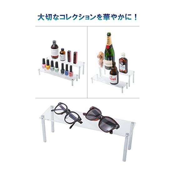 Acrylic Display Stand for Figures (30cm x 9cm) - Acrylic Collection Display Stand by K.G.Bay (5cm Height)
