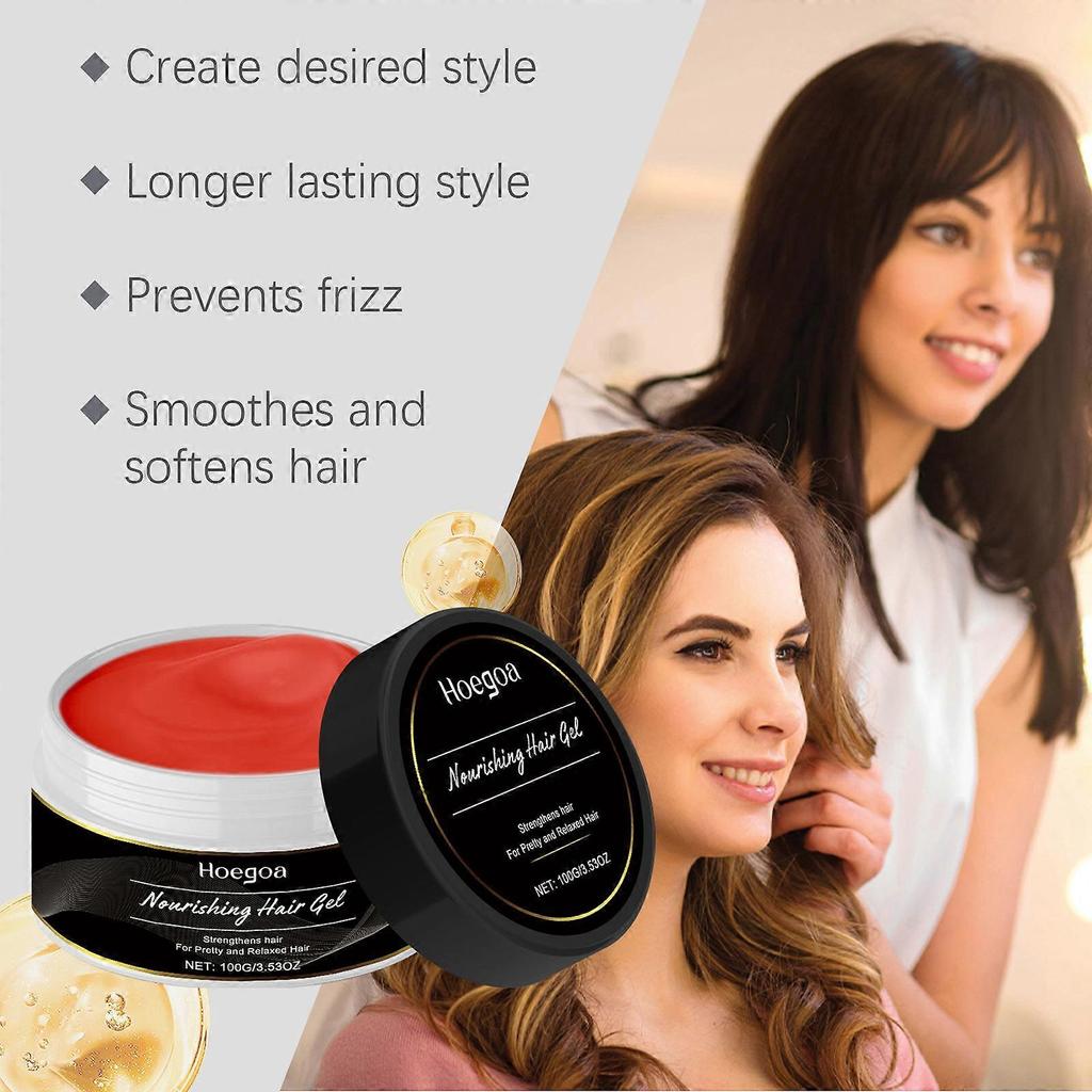 Hoegoa Moisturizing Hair Gel For Dry And Frizzy Hair Light Refreshing And Soft Hair Care Gel