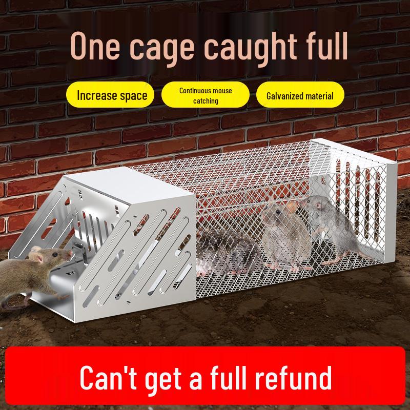 Automatic Mouse Trap Cage: Efficiently Capture and Repel Rodents