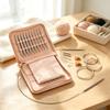 13-Pair Knitting Needle Set, Interchangeable Metal Circular Needle with 4 Flexible Cables, Plus Storage Case with Retaining Bands and Interior Pocket