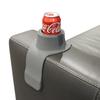 HIT PRODUCTS CouchCoaster Chair, Sofa, Spill-Free Cup Holder - Holds Drinks, Glasses, Cups, Armrest, Table (Gray)