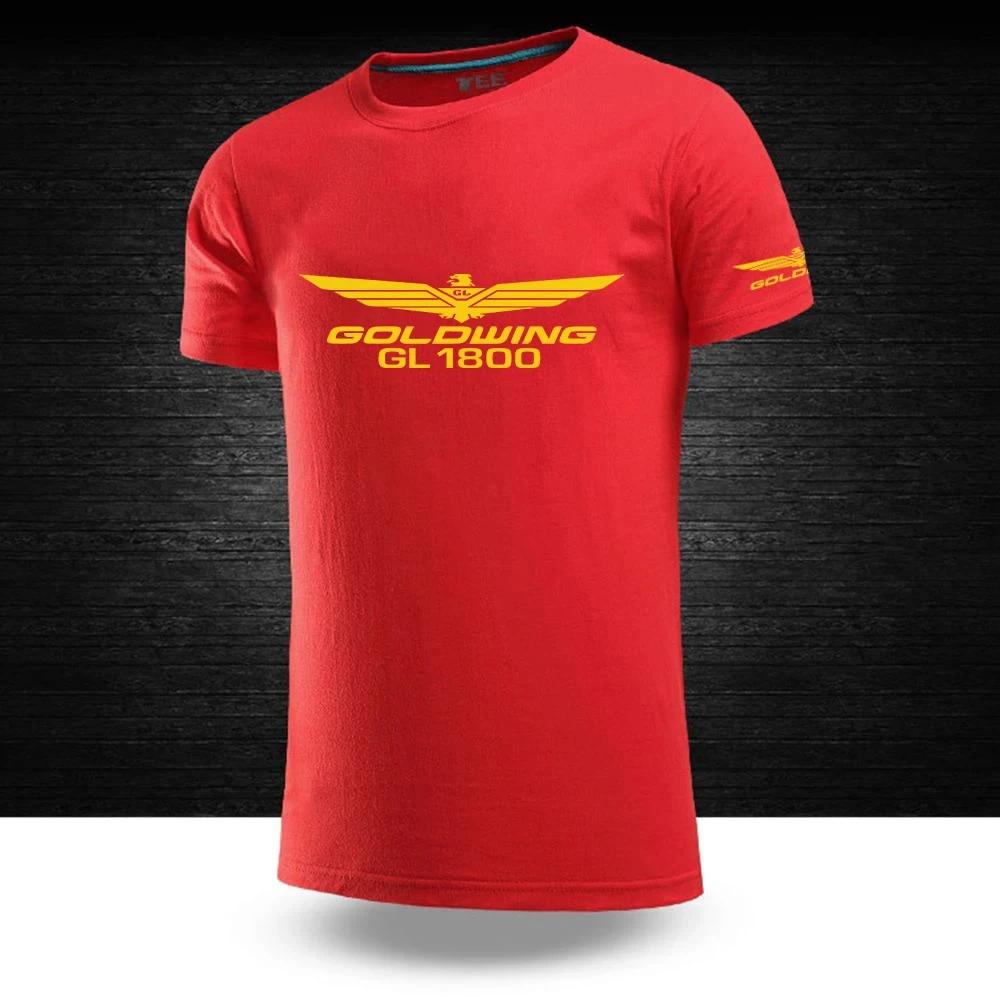 2024 Neue Goldwing GL1800 GL1500 Japan Motorräder Herren Sommer Mode Druck Herren T-Shirt Outdoor Kurzarm Bequeme Oberteile L
