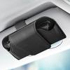 Car Glasses Holder Multi-functional Leather Car Glasses Box Case Storage Holder Glasses Car Portable Sunglasses Stable Suns P4F2