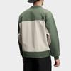 Fila Color Block Crew Neck Loose Fit Sports American Pullover Sweatshirt Men Sweatshirt Siberian-Green A11M417203F-DG