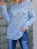 Women's Casual Long Sleeve Polka Dot Knit Sweater