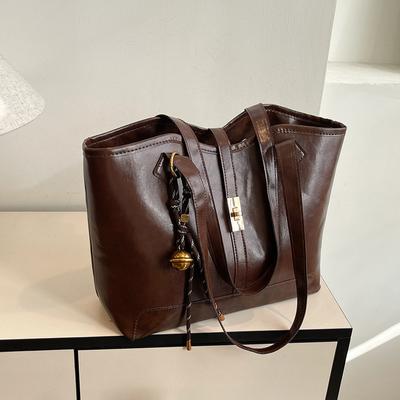 High Value Commuter Retro Handbag Temperament Versatile Shoulder Underarm Bag Tote Bag