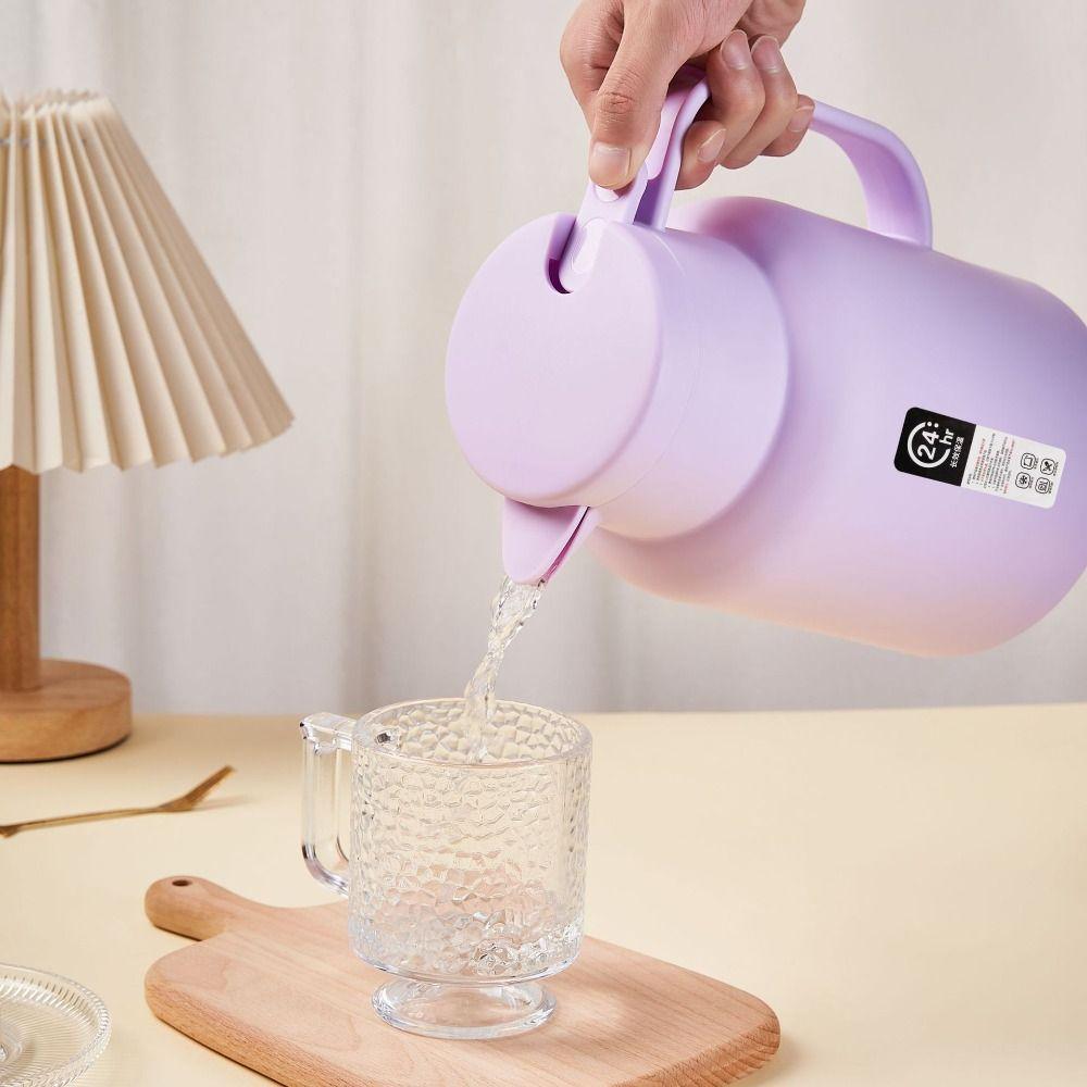 Glass Liner Household Thermos Pot Large Capacity Hot Water Kettle Boiling Water Bottle  Home