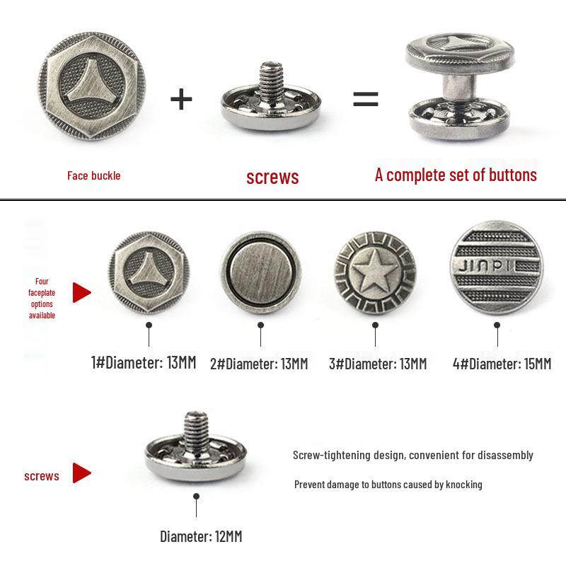 Men's Sandals with Metal Buckle, Beach Slippers, with Button Heel and Adjustable Strap