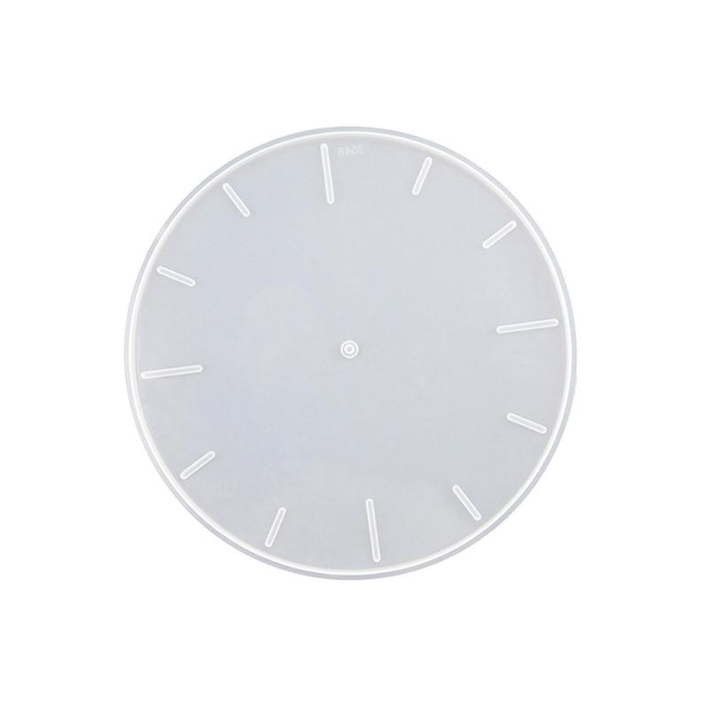 Clock Silicone Mold Clock Alarm Resin Mold Round Timer-Epoxy Casting Mold for DIY Resin Crafts Home Wall Decorations