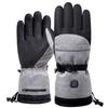1Pair Heated Gloves Thermal Electric Winter Heating Gloves 5000mAh Battery Waterproof for Outdoor Climbing Hiking Skiing Cycling