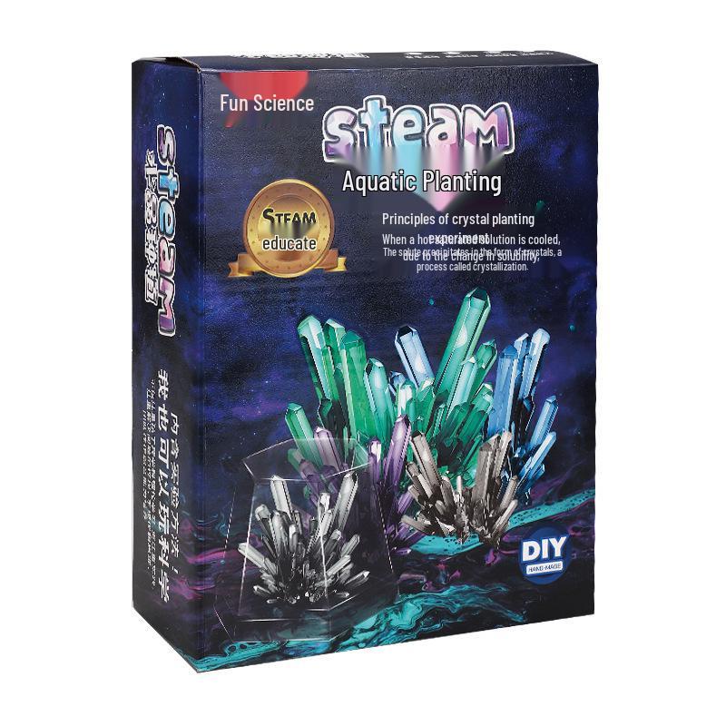 Children's Crystal Growing Science Kit: STEAM Educational Toy for Primary Students