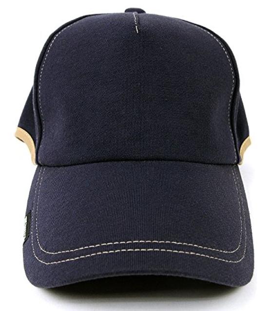 Hat Long Brim Round Sweat Cap Navy L XL [Big Watch] CPR-06N Men's