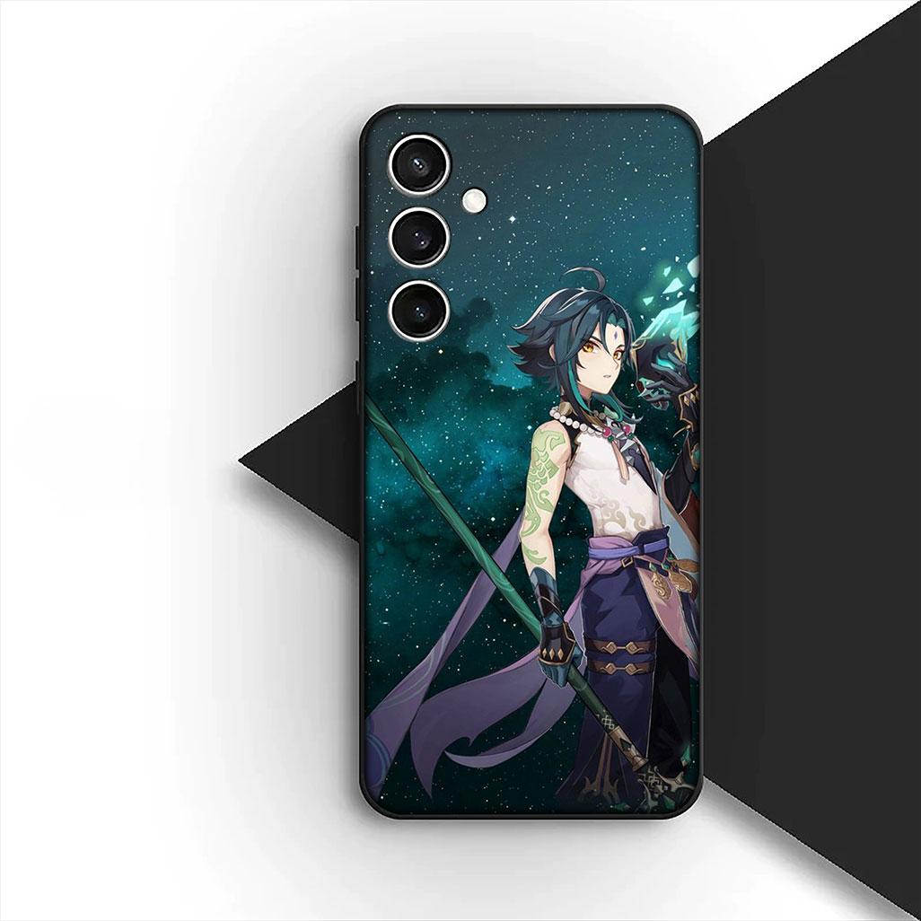 

for Samsung Galaxy A35 A36 A55 A26 A05 A06 A14 A50 A51 A53 A54 A12 A13 A23 Phone Cover Case Genshin Venti Impact Xiao Keqing Galaxy A05s