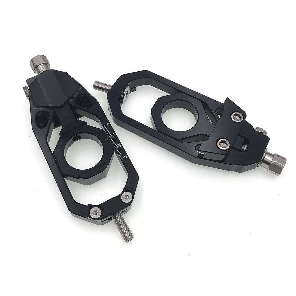2x Rear Axle Block Chain Adjuster For Yamaha Tmax530 2017-2019 Tmax560 2020-2025