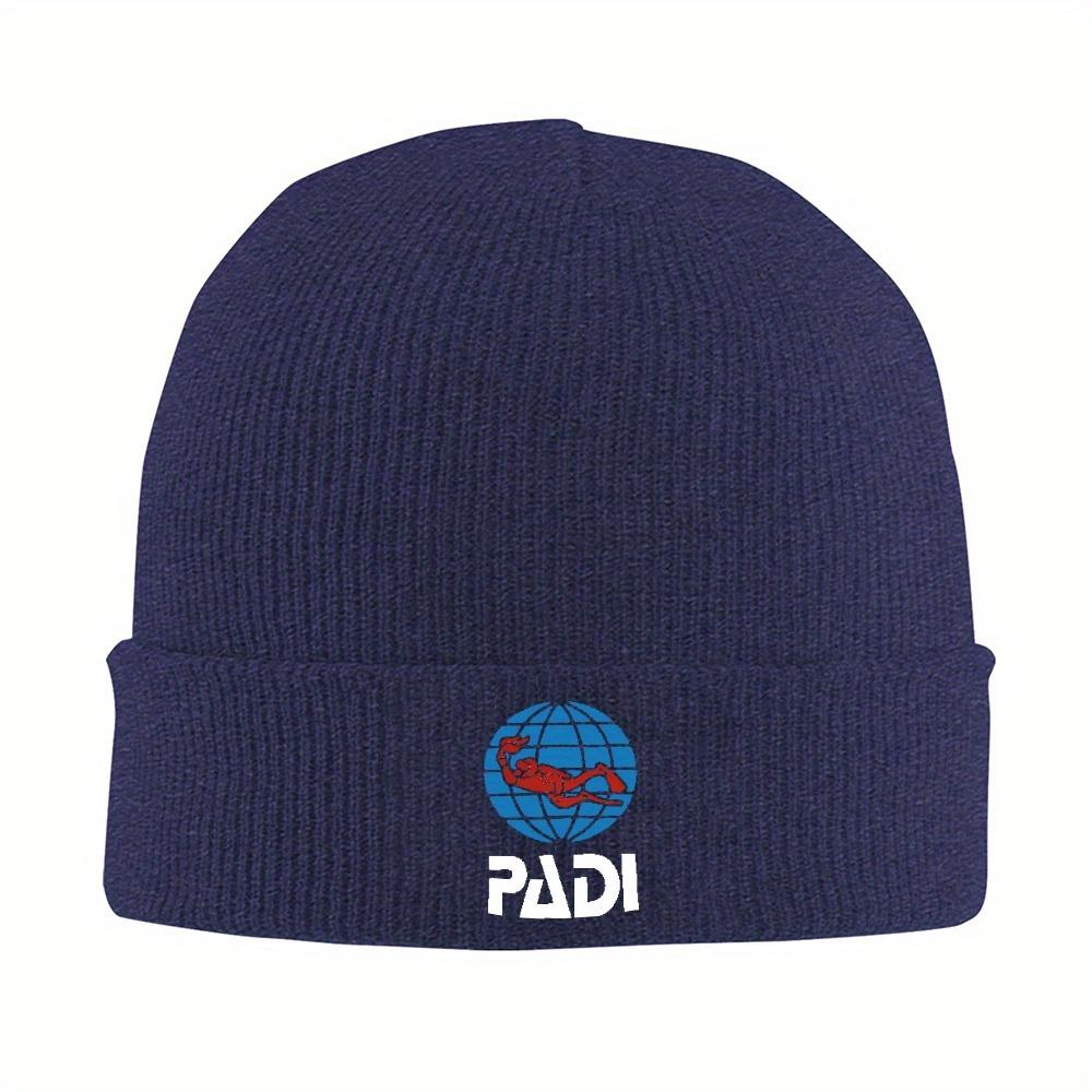 

1pc Diving Instructors Knitted Hat Beanie Winter Hats Warm Acrylic Street PADI Cap Unisex Women