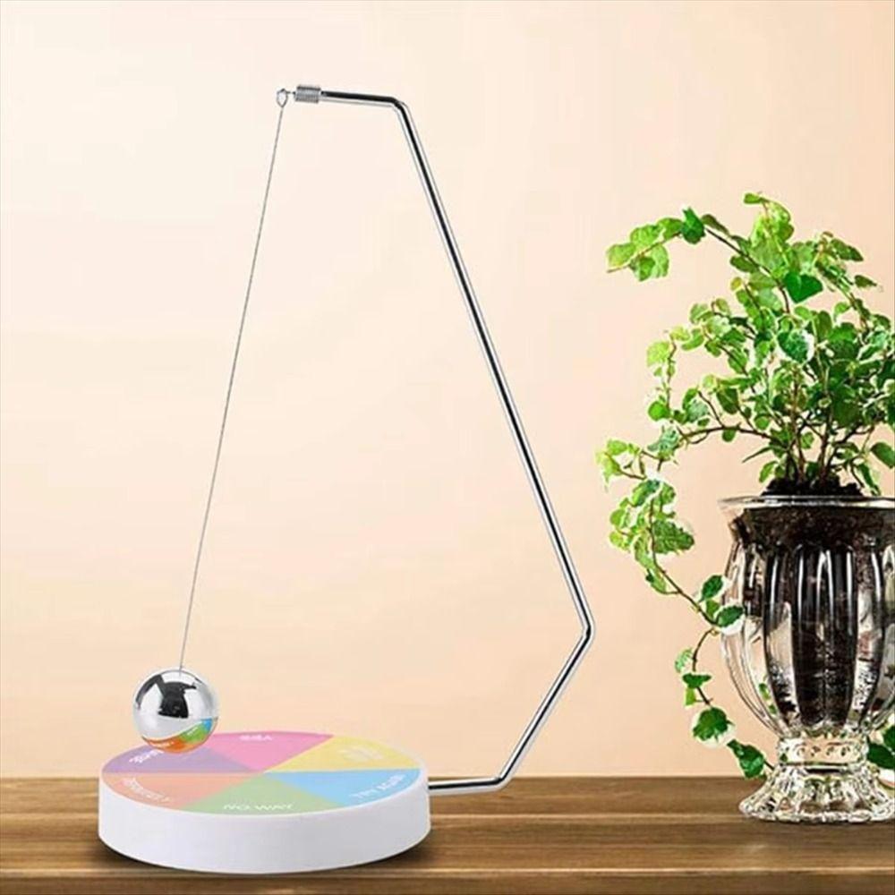 Pendulum Selector Magnetic Decision Maker Dynamic Desk Toy Pendulum Swinging Balls  Office Desk
