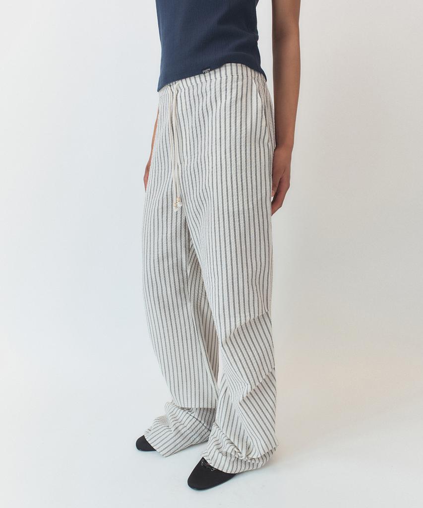 Simeteuligpeosenteu Stripe Easy Pants / Ivory