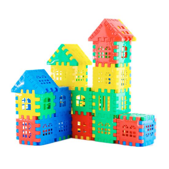 140/160/260Pcs Kids Waffle Building Blocks Toy Toddlers Boys Girls Interlocking Blocks Construction Learning STEM Educational Toy Set