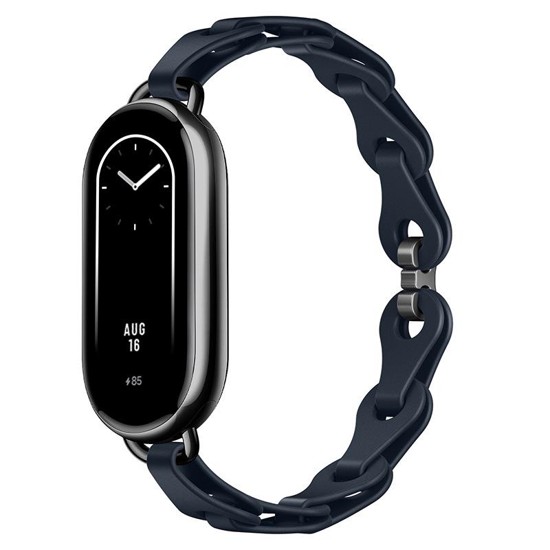 

Модний порожнистий силіконовий ремінець для Xiaomi Mi Band 9/8 - Універсальний змінний браслет