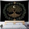 Psychedelic Tree of Life Art Tapestry Mandala Wall Hanging Cloth Bohemian Hippie Home Aesthetics Art Decorative Blanket