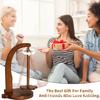 360° Rotation Spinner Wooden Yarn Holder Spinning Knitting Tools Crochet Holder Rotating Magnetic Thread Spool Wool Ball Winder