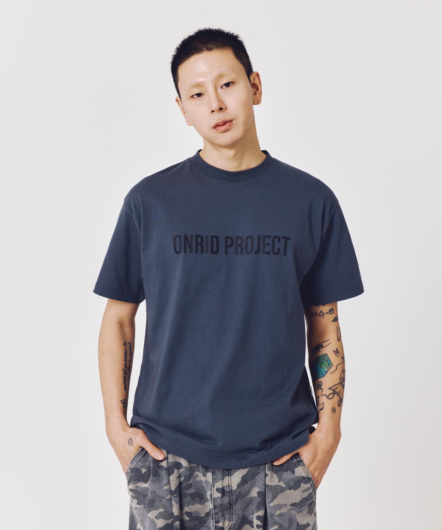 Onlyd Project Big Logo T-Shirt - Charcoal Charcoal