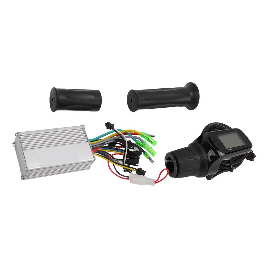 48/60V 350W Electric Bike Brushless Motor Controller 886 LCD Display Panel Kit with Spare Twist Grips