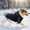 Waterproof Fleece Dog Clothes Windproof Dog Hooded Coat Fashion Winter Pet Apparel  for Dogs