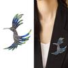 Japan Og Sør-Korea Søt Kreativ Kolibri Brosje Mote Legering Emalje Oljedråpe Diamant Nål Smykker