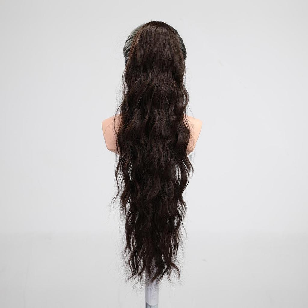 LOUIS FERRE Ponytail Extension, 26 Inch Drawstring Ponytail Hair Extensions for Women Long Curly Wavy Ponytail Multi-color Option for Daily