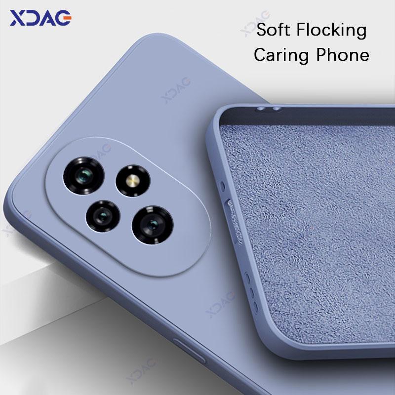 Mobile Phone Case for Honor 200 Pro Honor200 200Pro 5G 360 Soft Luxury Square Liquid Silicone Back Cover Waterproof Bag
