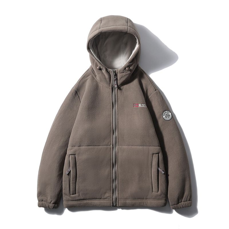 Exported to Norway Outdoor Sports Polar Fleece and Fleece Clothing Liner Men Winter Extra Thick Outwear Export Men's Clothing Jacket
