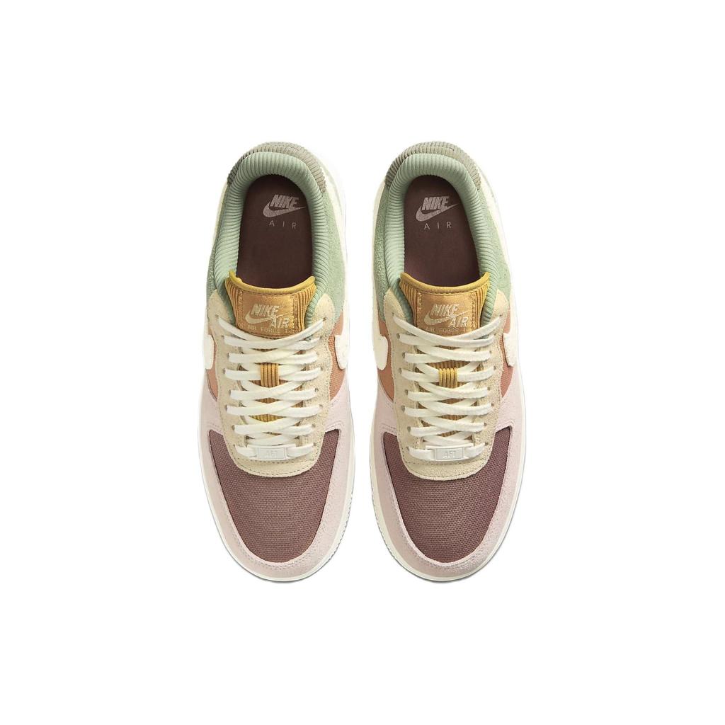 Nike Air Force 1 07 LX Verde Petrolio Terra Blush Sneakers da Donna Marrone Sesamo Avorio Pallido FZ3782-386