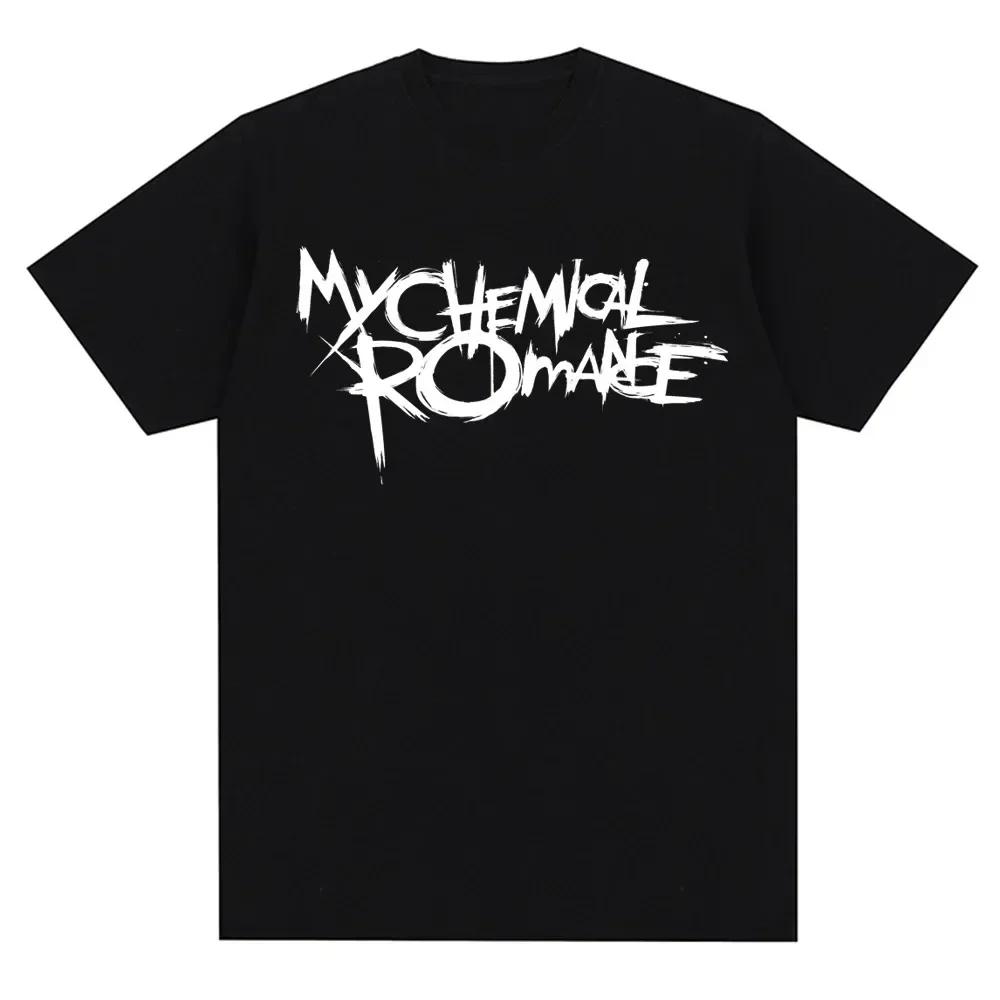 2025 My Chemical Romance Mcr Band Printed T-shirts Oversized Summer High Quality Comfortabled Punk Emo Rock Summer Fashion Tops