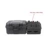 Dustproof Plastic Storage Box Container Organizer Case With Metal Hinges And Adjustable Spume Layer For Equipment Safety