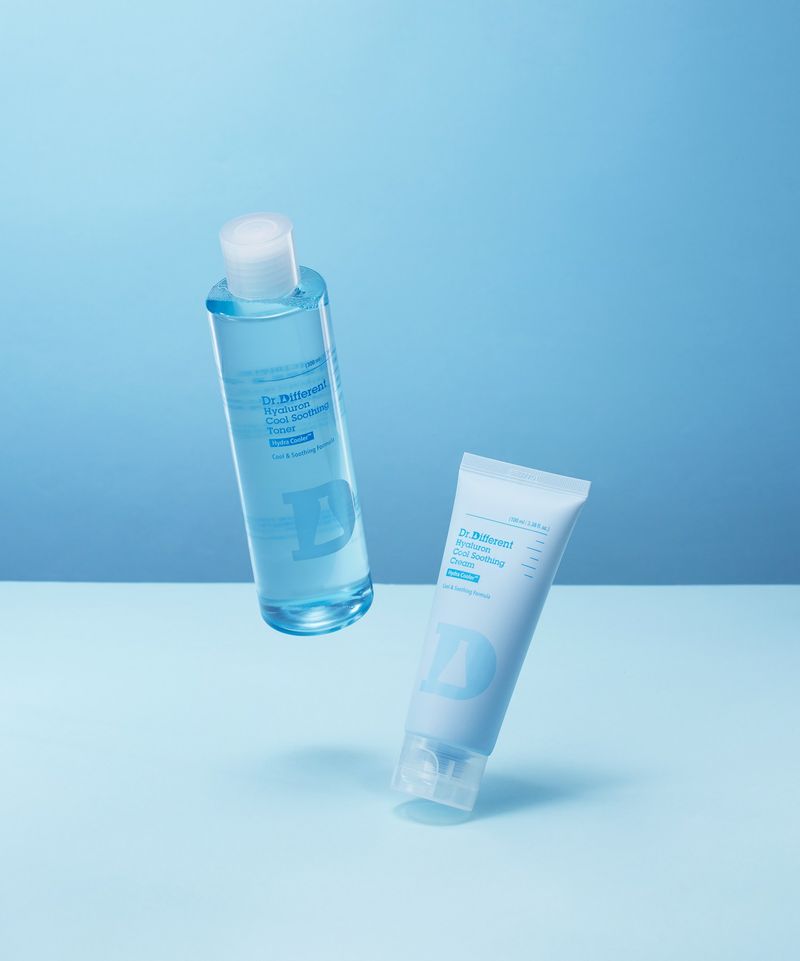 Hyaluronic Cool Soothing 2-Piece Set (Moisture Cream + Toner)