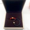 Lucky Black Red Rope Braided Couple Ring For Women Men Gold Color Lover Wedding Transfer Beads Ring Anniversary Gift