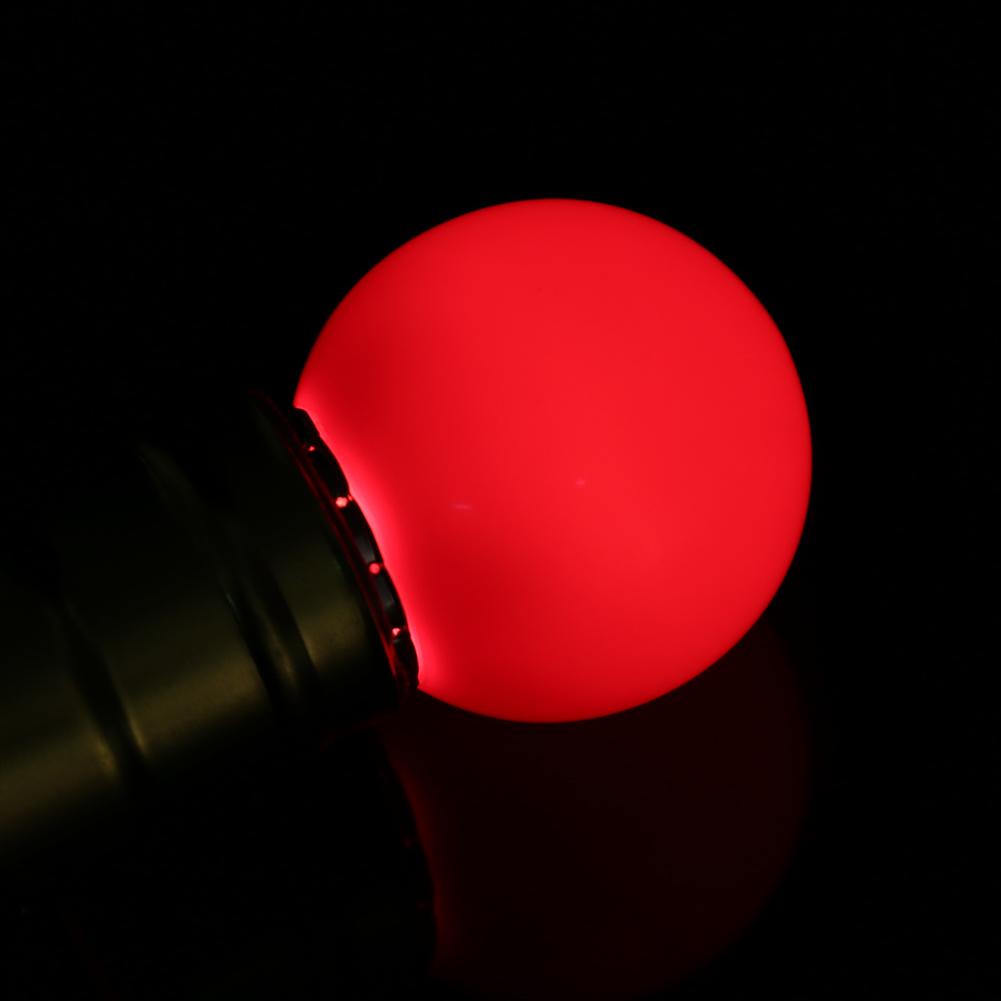 2W E27 Multicolor Round LED   Light Bulb Globe Lamp Home Bar Shop Lighting White