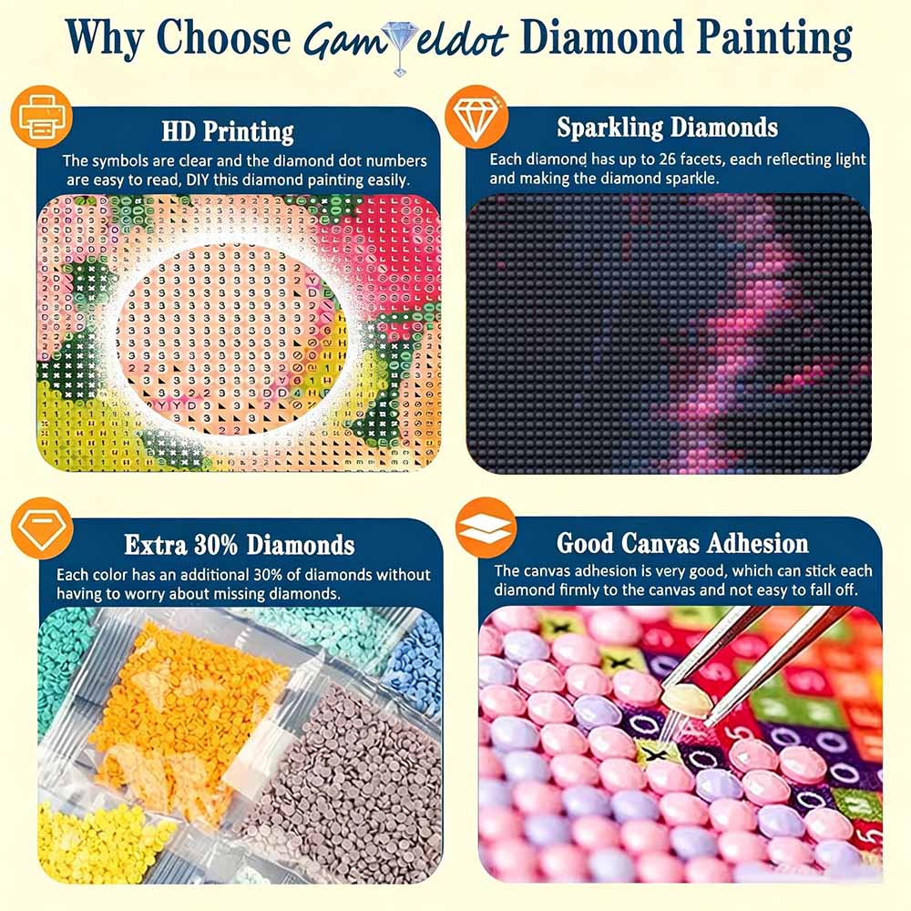 Diamond painting DIY black cat and butterfly kit for home room decoration