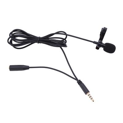 3.5mm Jack Mini Wired Clip On Lapel Hands Free Headset Microphone Mic