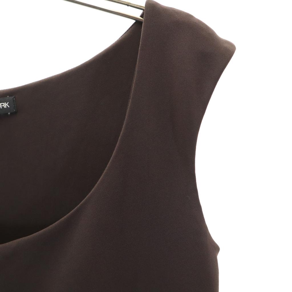 FOXEY NEW YORK Made In Japan No Sleeve Cut Brown Women Used