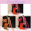 Westerse Cowboy Stijl PU Laars Hanger Met Strik Kralen Voor Mode Accessoires